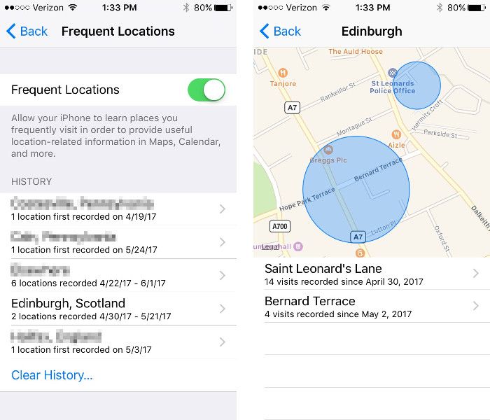 iphone location tracking