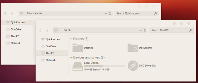 ubuntu theme windows 10