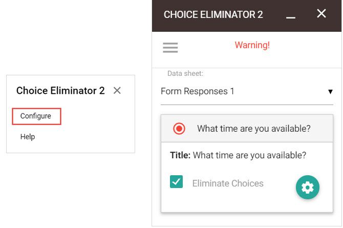 google forms choice eliminator 2 configure