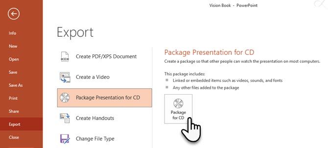 PowerPoint Package for CD