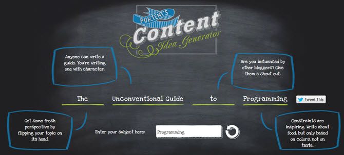 portent's content idea generator