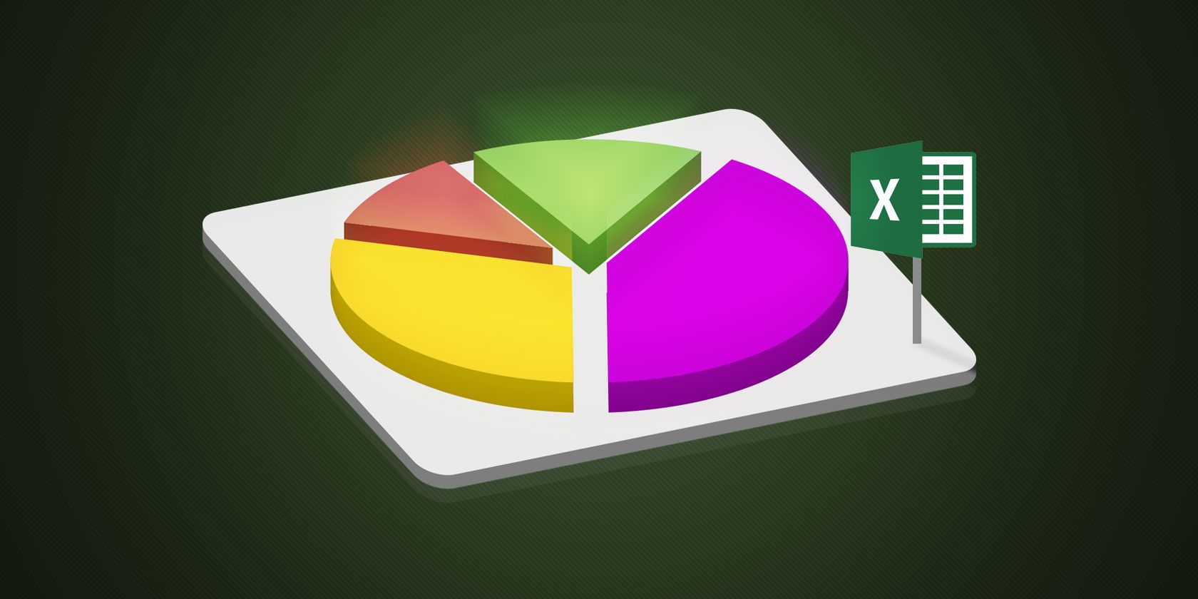create a 2d pie chart in excel for mac
