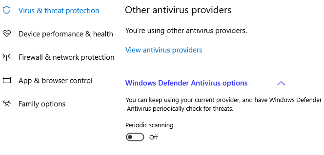 windows 10 antivirus