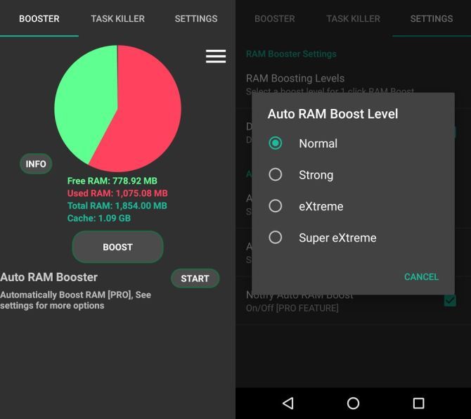 auto ram booster android app