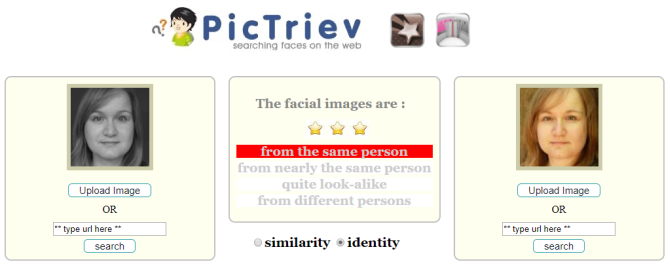 PicTriev facial match