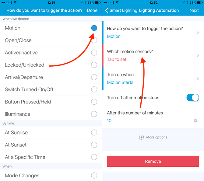 smartthings smartapp lighting