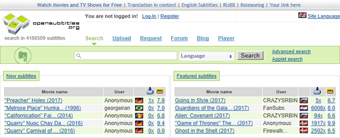 Where To Download Subtitles For Movies And Tv Shows The 6 Best Sites Where To Download Subtitles For Movies And Tv Shows The 6 Best Sites