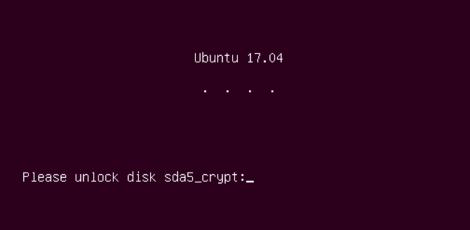 ubuntu encrypt startup