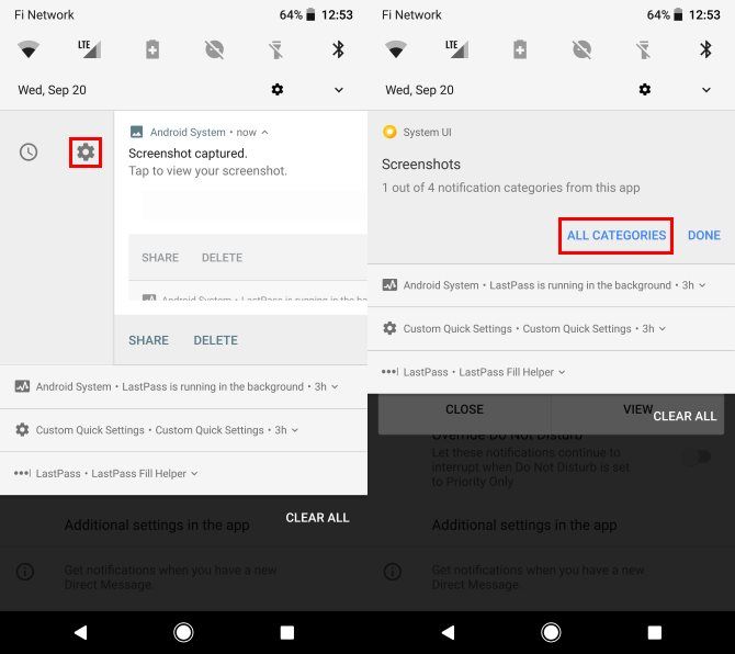 android oreo live notification settings