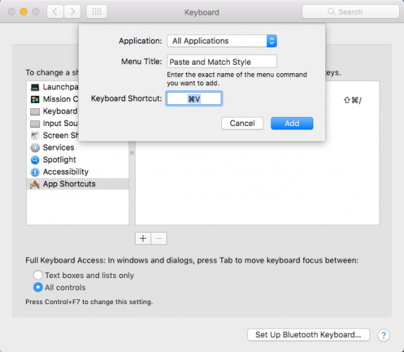 Macでプレーンテキストをコピーして貼り付けます