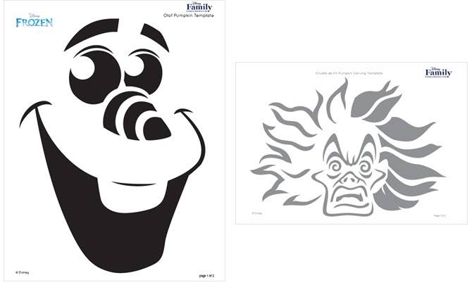 these fantastic printable halloween stencils are spookily creative