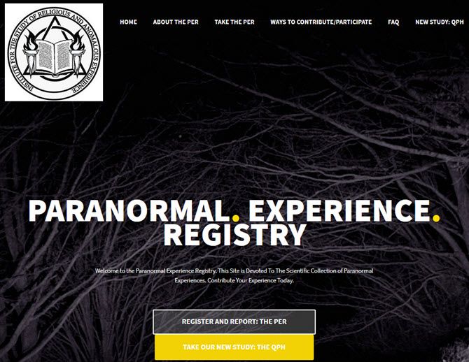 paranormal experience registry