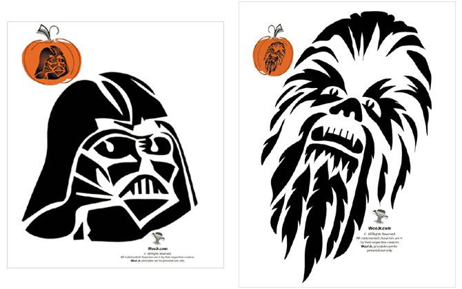 these fantastic printable halloween stencils are spookily creative