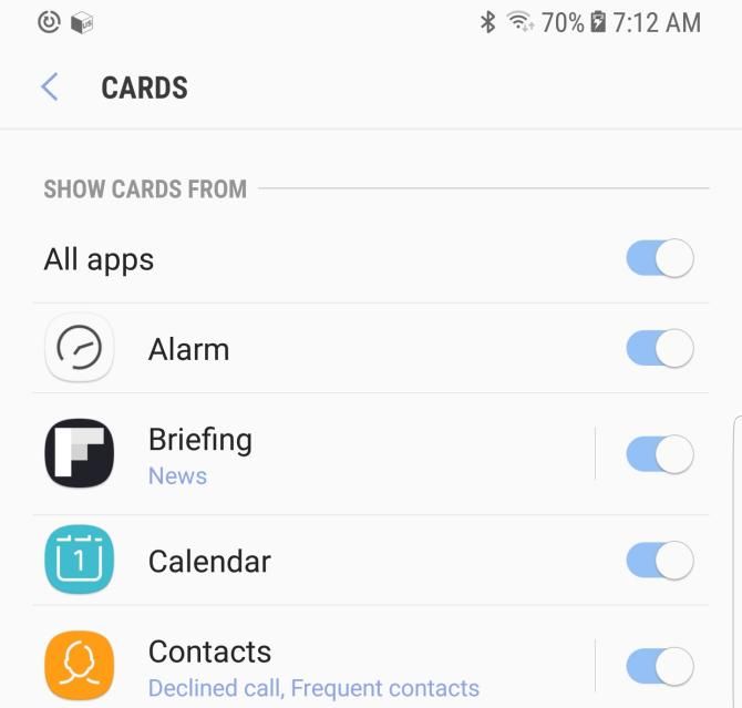 android versions samsung note8 bixby config