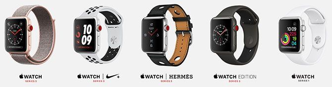 apple watch series comparison