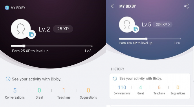 bixby android level up
