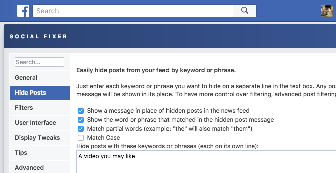 facebook news feed videos you may like remove