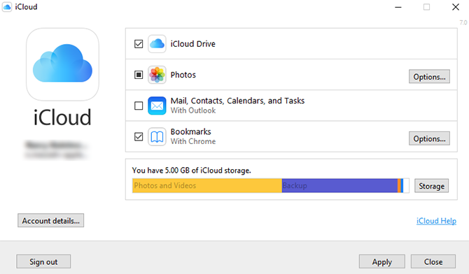How to access icloud storage