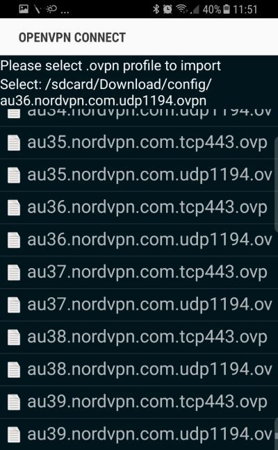 openvpn connect nordvpn server list