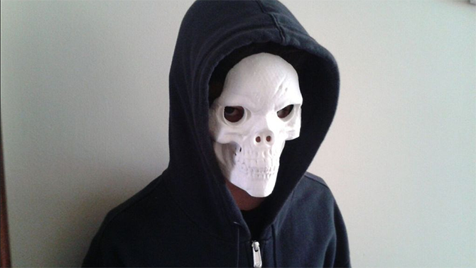 skull mask 3d print