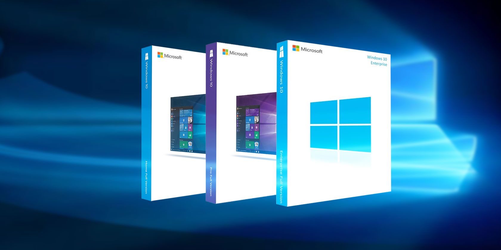 different versions of windows