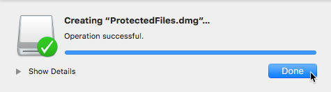 password protect files folder mac