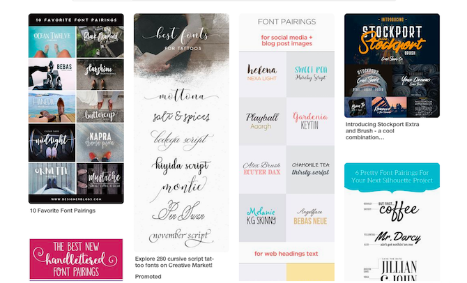 strategies and tools for perfect font combinations pinterest