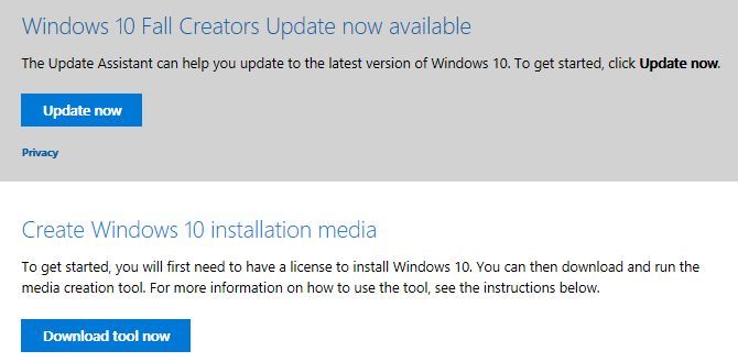 Windows 10 Manual Installation