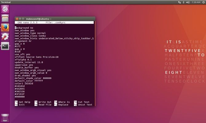improve linux system conky