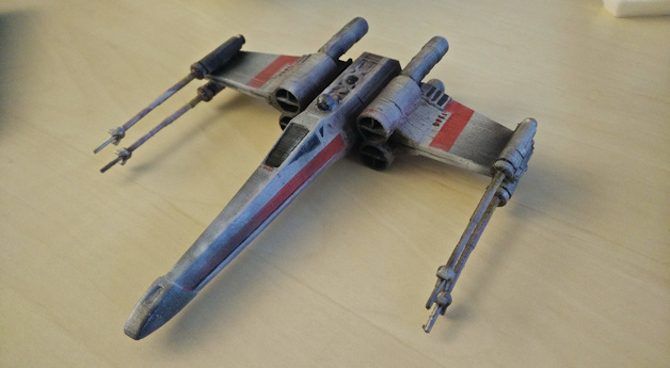 3d print star wars props x-wing fighter