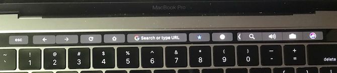 chrome for mac touch bar
