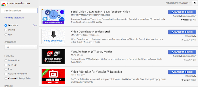 streaming video downloaders chrome extensions