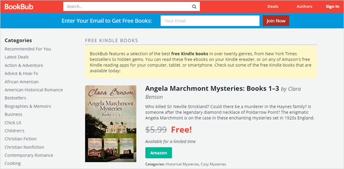 infinite free kindle ebooks bookbub