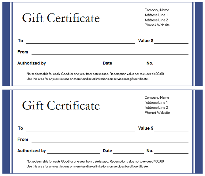 gift certificate templates microsoft office tracking
