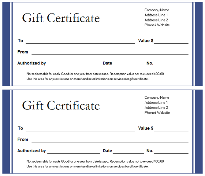 get a free gift certificate template for microsoft office