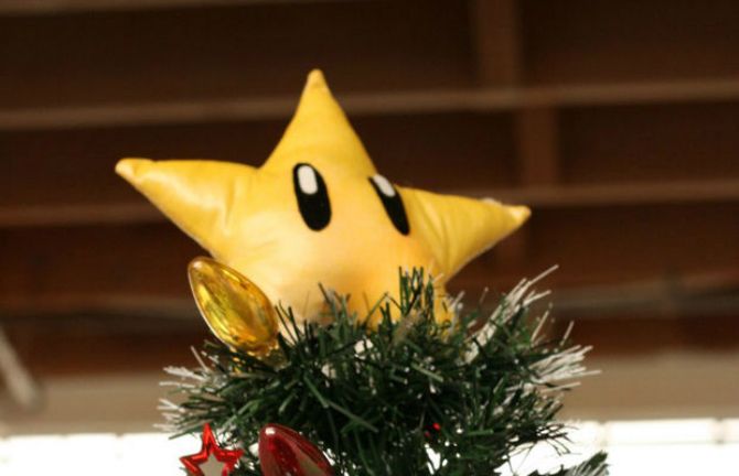 Mario Christmas Tree Topper