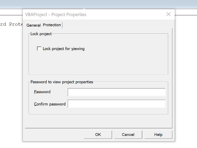 password protect excel file