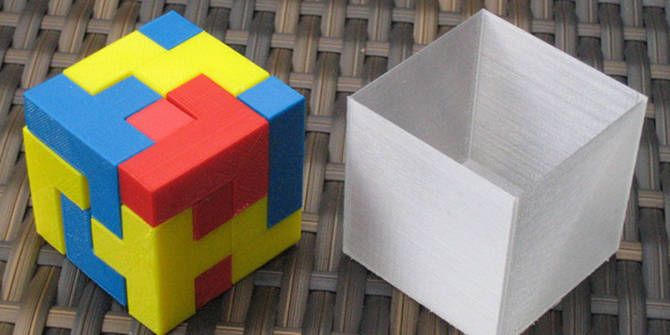 Puzzle cube imprimé en 3D