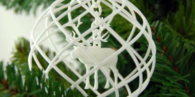 Ornement Rudolph imprimé en 3D