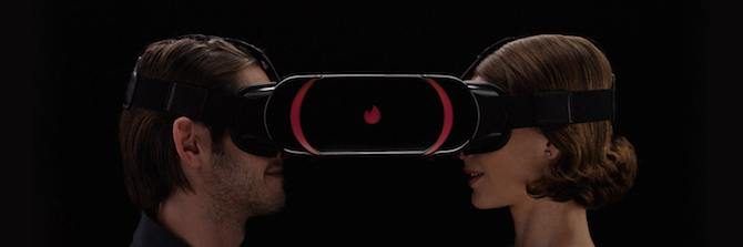 couple with VR headset - tinder privacy