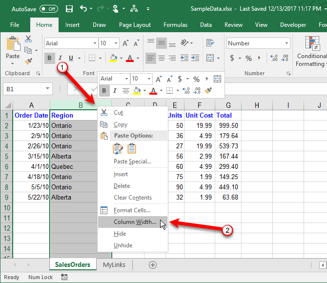 Column Exceö How to Manage Columns in Excel