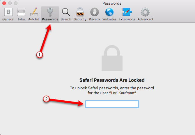 safari password history