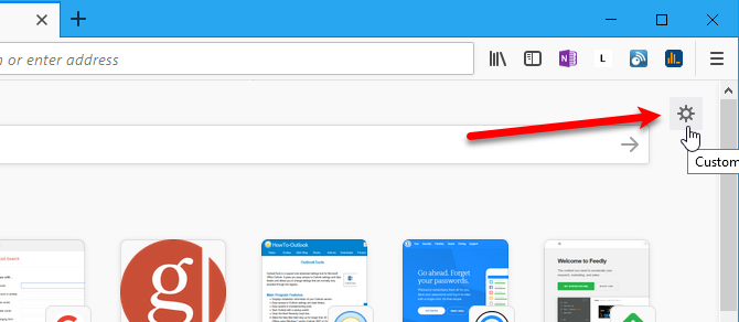 Hide Firefox new tab sections