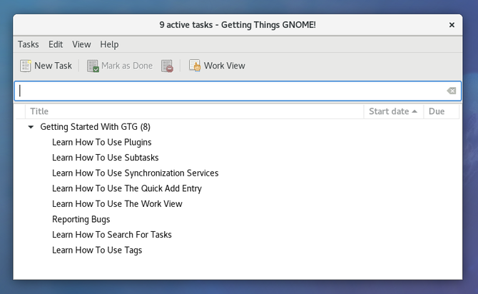 linux to-do apps timers extensions