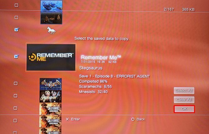 how to back up and import playstation 3 game saves