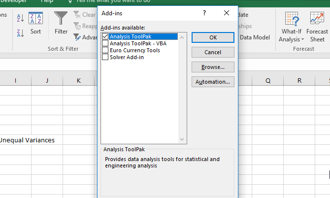 basic data analysis in excel