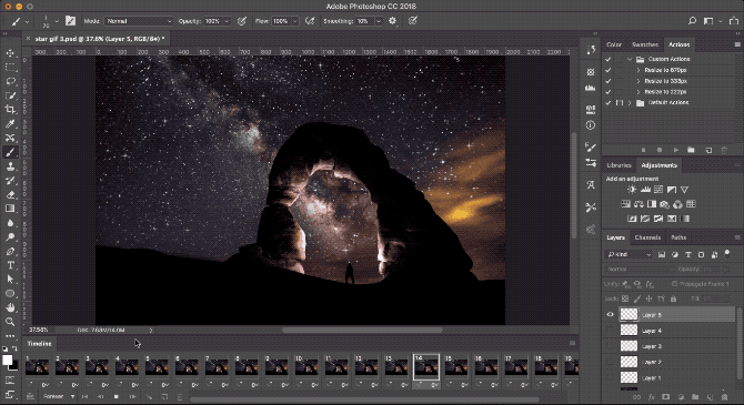 how to make a gif in adobe photoshop