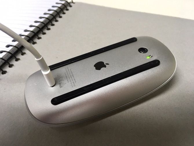 Magic Mouse 2 plugged in to charge