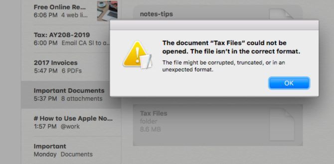 Folder-opening error in Notes