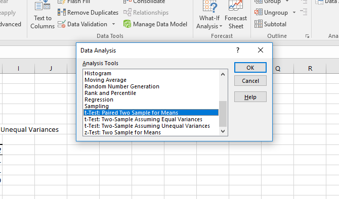 how to do a statistical analysis in excel